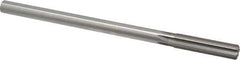 Made in USA - 0.477" High Speed Steel 6 Flute Chucking Reamer - Straight Flute, 0.4355" Straight Shank, 2" Flute Length, 8" OAL - USA Tool & Supply
