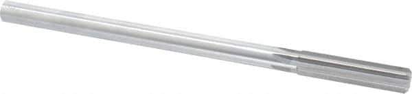 Made in USA - 0.478" High Speed Steel 6 Flute Chucking Reamer - Straight Flute, 0.4355" Straight Shank, 2" Flute Length, 8" OAL - USA Tool & Supply