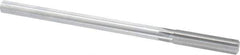 Made in USA - 0.478" High Speed Steel 6 Flute Chucking Reamer - Straight Flute, 0.4355" Straight Shank, 2" Flute Length, 8" OAL - USA Tool & Supply