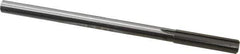 Made in USA - 0.479" High Speed Steel 6 Flute Chucking Reamer - Straight Flute, 0.4355" Straight Shank, 2" Flute Length, 8" OAL - USA Tool & Supply
