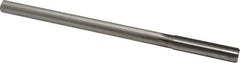 Made in USA - 0.485" High Speed Steel 6 Flute Chucking Reamer - Straight Flute, 0.4355" Straight Shank, 2" Flute Length, 8" OAL - USA Tool & Supply