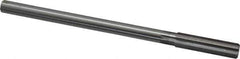 Made in USA - .504 Dia High Speed Steel 6 Flute Chucking Reamer - Straight Flute, 0.4355" Straight Shank, 2" Flute Length, 8" OAL - USA Tool & Supply