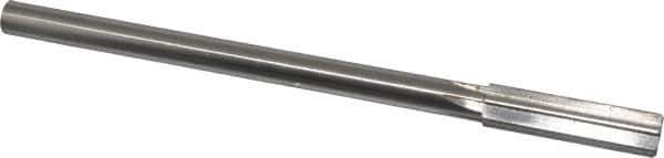 Made in USA - 0.53" High Speed Steel Chucking Reamer - Straight Flute, Straight Shank - USA Tool & Supply