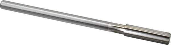 Made in USA - 0.551" High Speed Steel Chucking Reamer - Straight Flute, Straight Shank - USA Tool & Supply