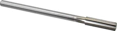 Made in USA - 0.551" High Speed Steel Chucking Reamer - Straight Flute, Straight Shank - USA Tool & Supply