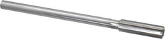 Made in USA - 0.579" High Speed Steel Chucking Reamer - Straight Flute, Straight Shank - USA Tool & Supply