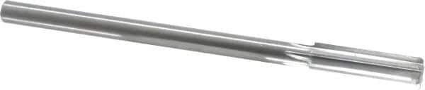 Made in USA - 0.591" High Speed Steel Chucking Reamer - Straight Flute, Straight Shank - USA Tool & Supply