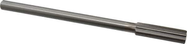 Made in USA - 0.592" High Speed Steel Chucking Reamer - Straight Flute, Straight Shank - USA Tool & Supply