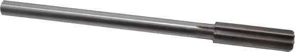 Made in USA - 0.595" High Speed Steel Chucking Reamer - Straight Flute, Straight Shank - USA Tool & Supply