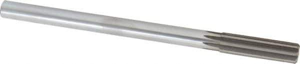 Made in USA - 0.629" High Speed Steel Chucking Reamer - Straight Flute, Straight Shank - USA Tool & Supply