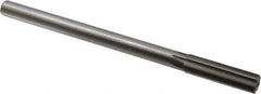 Made in USA - 0.639" High Speed Steel Chucking Reamer - Straight Flute, Straight Shank - USA Tool & Supply