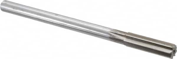 Made in USA - 0.648" High Speed Steel Chucking Reamer - USA Tool & Supply