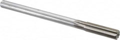 Made in USA - 0.648" High Speed Steel Chucking Reamer - USA Tool & Supply