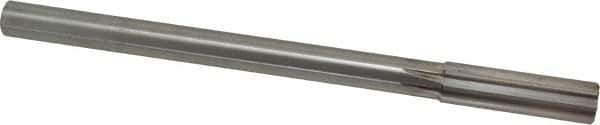 Made in USA - 0.651" High Speed Steel Chucking Reamer - Straight Flute, Straight Shank - USA Tool & Supply