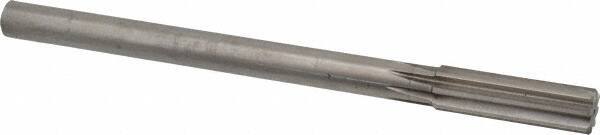 Made in USA - 0.655" High Speed Steel Chucking Reamer - Straight Flute, Straight Shank - USA Tool & Supply