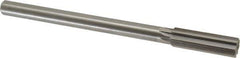 Made in USA - 0.702" High Speed Steel Chucking Reamer - Straight Flute, Straight Shank - USA Tool & Supply