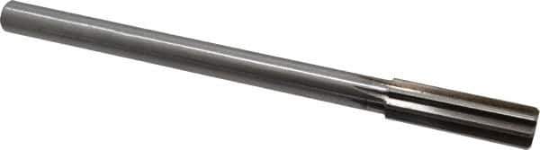 Made in USA - 0.707" High Speed Steel Chucking Reamer - Straight Flute, Straight Shank - USA Tool & Supply