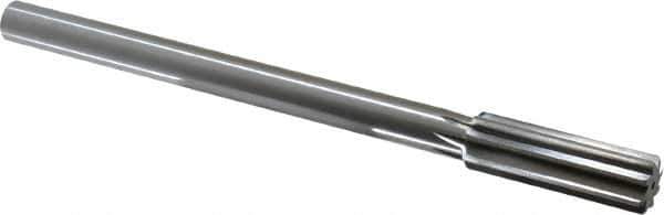 Made in USA - 0.72" High Speed Steel Chucking Reamer - Straight Flute, Straight Shank - USA Tool & Supply