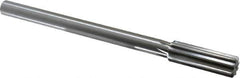 Made in USA - 0.72" High Speed Steel Chucking Reamer - Straight Flute, Straight Shank - USA Tool & Supply