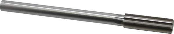 Made in USA - 0.811" High Speed Steel 8 Flute Chucking Reamer - Straight Flute, 5/8" Straight Shank, 2-1/2" Flute Length, 9-1/2" OAL - USA Tool & Supply
