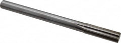 Made in USA - 0.845" High Speed Steel Chucking Reamer - USA Tool & Supply