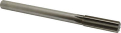 Made in USA - 0.847" High Speed Steel Chucking Reamer - Straight Flute, Straight Shank - USA Tool & Supply