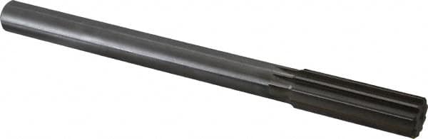 Made in USA - 0.858" High Speed Steel Chucking Reamer - USA Tool & Supply