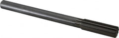 Made in USA - 0.858" High Speed Steel Chucking Reamer - USA Tool & Supply
