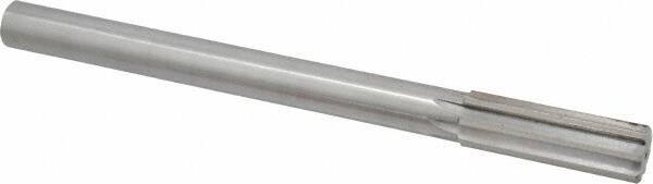 Made in USA - 0.861" High Speed Steel Chucking Reamer - Straight Flute, Straight Shank - USA Tool & Supply