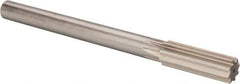 Made in USA - 0.884" High Speed Steel Chucking Reamer - Straight Flute, Straight Shank - USA Tool & Supply