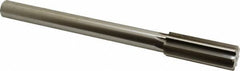 Made in USA - 0.967" High Speed Steel Chucking Reamer - Straight Flute, Straight Shank - USA Tool & Supply