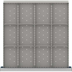 LISTA - 12-Compartment Drawer Divider Layout for 3.15" High Drawers - USA Tool & Supply