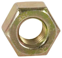 Value Collection - 1-8 UNC Steel Right Hand Heavy Hex Nut - 1-5/8" Across Flats, 63/64" High, Zinc Yellow Dichromate Finish - USA Tool & Supply