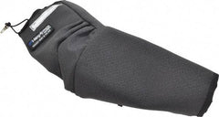 HexArmor - Size L, Gray/Black SuperFabric Cut & Puncture Resistant Sleeve - 19" Long Sleeve, Cut Resistance Level 5, Made with Thumb Hole - USA Tool & Supply