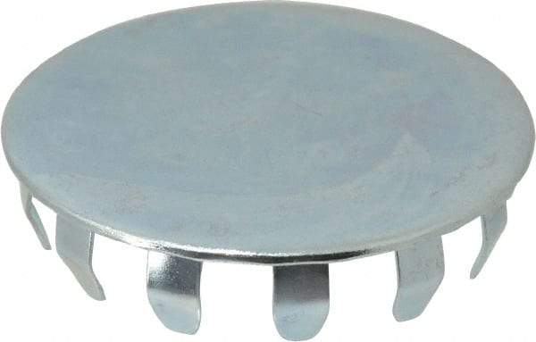 Made in USA - Finishing Plug for 0.038 to 0.141" Thick Panels, for 1-1/2" Holes - Spring Steel - USA Tool & Supply