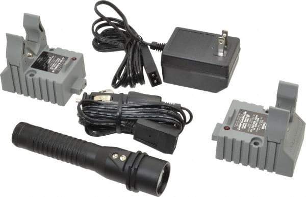 Streamlight - White LED Bulb, 260 Lumens, Industrial/Tactical Flashlight - Black Aluminum Body, 1 Lithium-Ion Battery Included - USA Tool & Supply