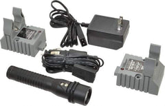 Streamlight - White LED Bulb, 260 Lumens, Industrial/Tactical Flashlight - Black Aluminum Body, 1 Lithium-Ion Battery Included - USA Tool & Supply