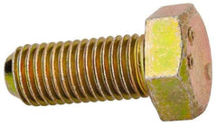 Made in North America - 5/16-24 UNF, 3/4" Length Under Head Hex Head Cap Screw - Grade 8 Alloy Steel, Zinc-Plated Finish, 1/2" Hex - USA Tool & Supply