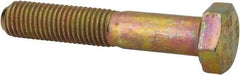 Made in North America - 5/16-24 UNF, 1-3/4" Length Under Head Hex Head Cap Screw - Grade 8 Alloy Steel, Zinc-Plated Finish, 1/2" Hex - USA Tool & Supply