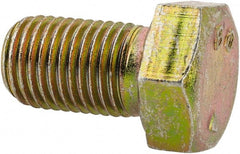 Made in North America - 3/8-24 UNF, 5/8" Length Under Head Hex Head Cap Screw - USA Tool & Supply