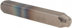 C.H. Hanson - 1/8" Character Size, 7 Character, Heavy Duty Individual Steel Stamp - USA Tool & Supply