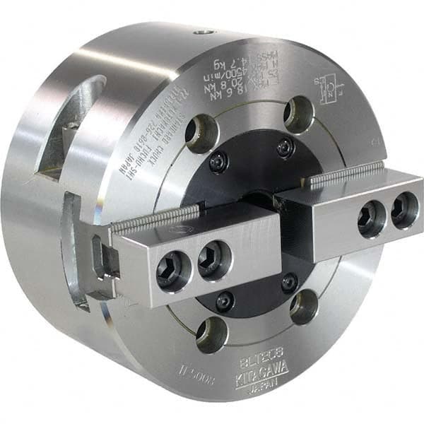 Kitagawa - Power Lathe Chucks Chuck Diameter (Decimal Inch): 6.0000 Number of Jaws: 2 - USA Tool & Supply