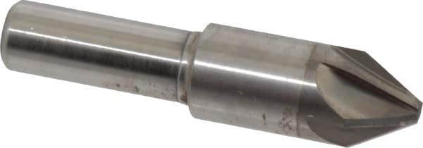 M.A. Ford - 1/2" Head Diam, 3/8" Shank Diam, 6 Flute 60° Solid Carbide Countersink - USA Tool & Supply