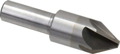 M.A. Ford - 3/4" Head Diam, 1/2" Shank Diam, 6 Flute 60° Solid Carbide Countersink - USA Tool & Supply