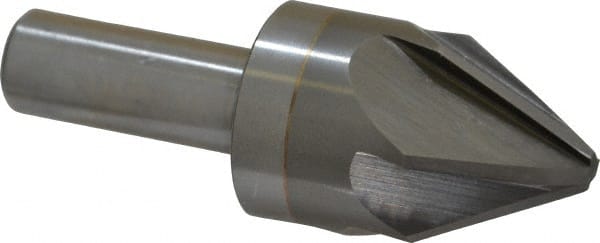 M.A. Ford - 1" Head Diam, 1/2" Shank Diam, 6 Flute 60° Solid Carbide Countersink - USA Tool & Supply
