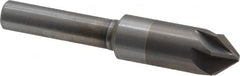 M.A. Ford - 3/8" Head Diam, 1/4" Shank Diam, 6 Flute 82° Solid Carbide Countersink - USA Tool & Supply
