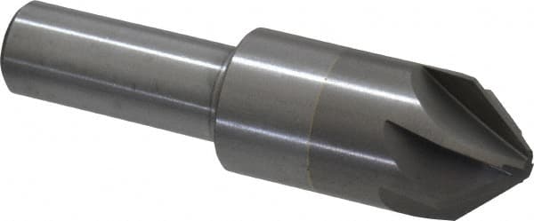 M.A. Ford - 3/4" Head Diam, 1/2" Shank Diam, 6 Flute 82° Solid Carbide Countersink - USA Tool & Supply