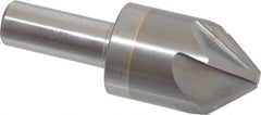 M.A. Ford - 1" Head Diam, 1/2" Shank Diam, 6 Flute 82° Solid Carbide Countersink - USA Tool & Supply