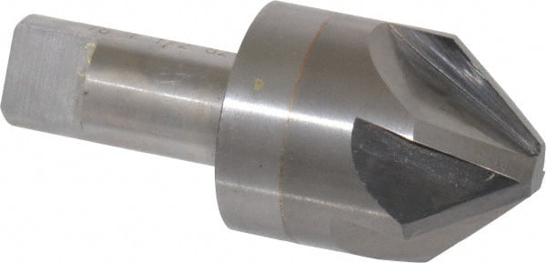 M.A. Ford - 1-1/2" Head Diam, 3/4" Shank Diam, 6 Flute 82° Solid Carbide Countersink - USA Tool & Supply