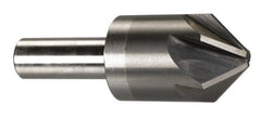M.A. Ford - 1" Head Diam, 1/2" Shank Diam, 6 Flute 120° Solid Carbide Countersink - USA Tool & Supply